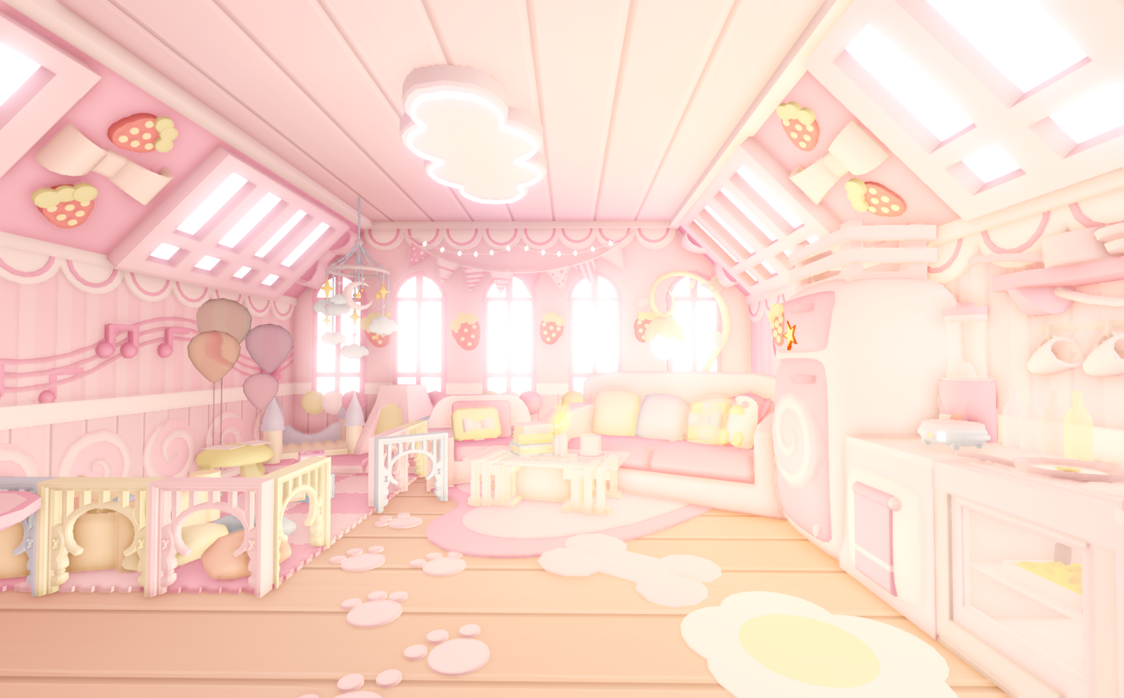 Pastel Lounge House