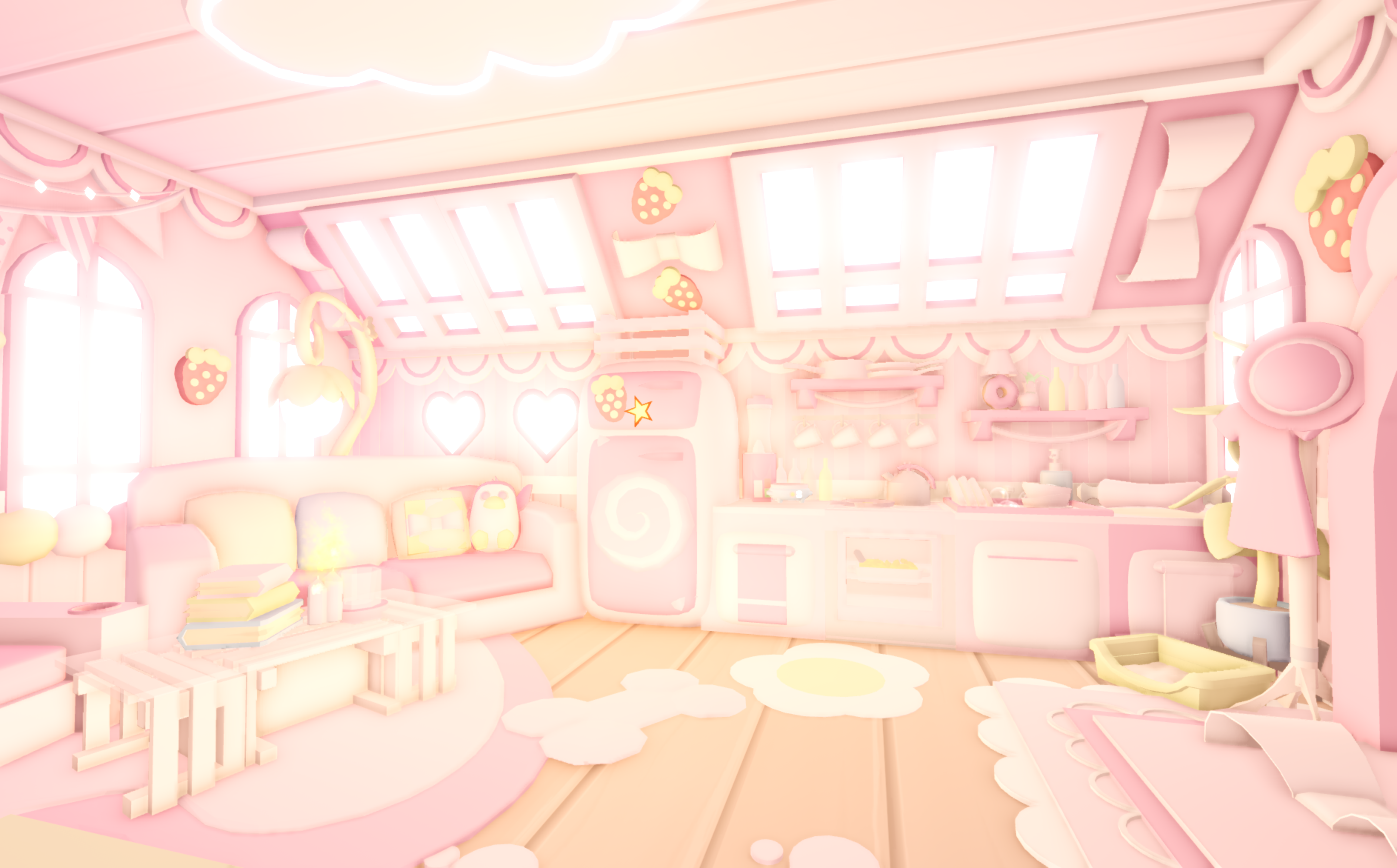 Pastel Lounge House