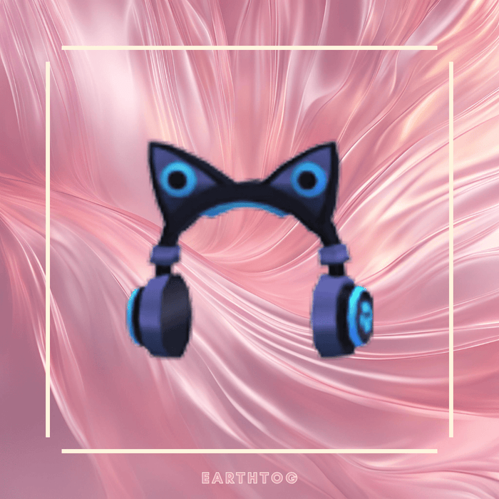 Blue Cat Ear Headphones