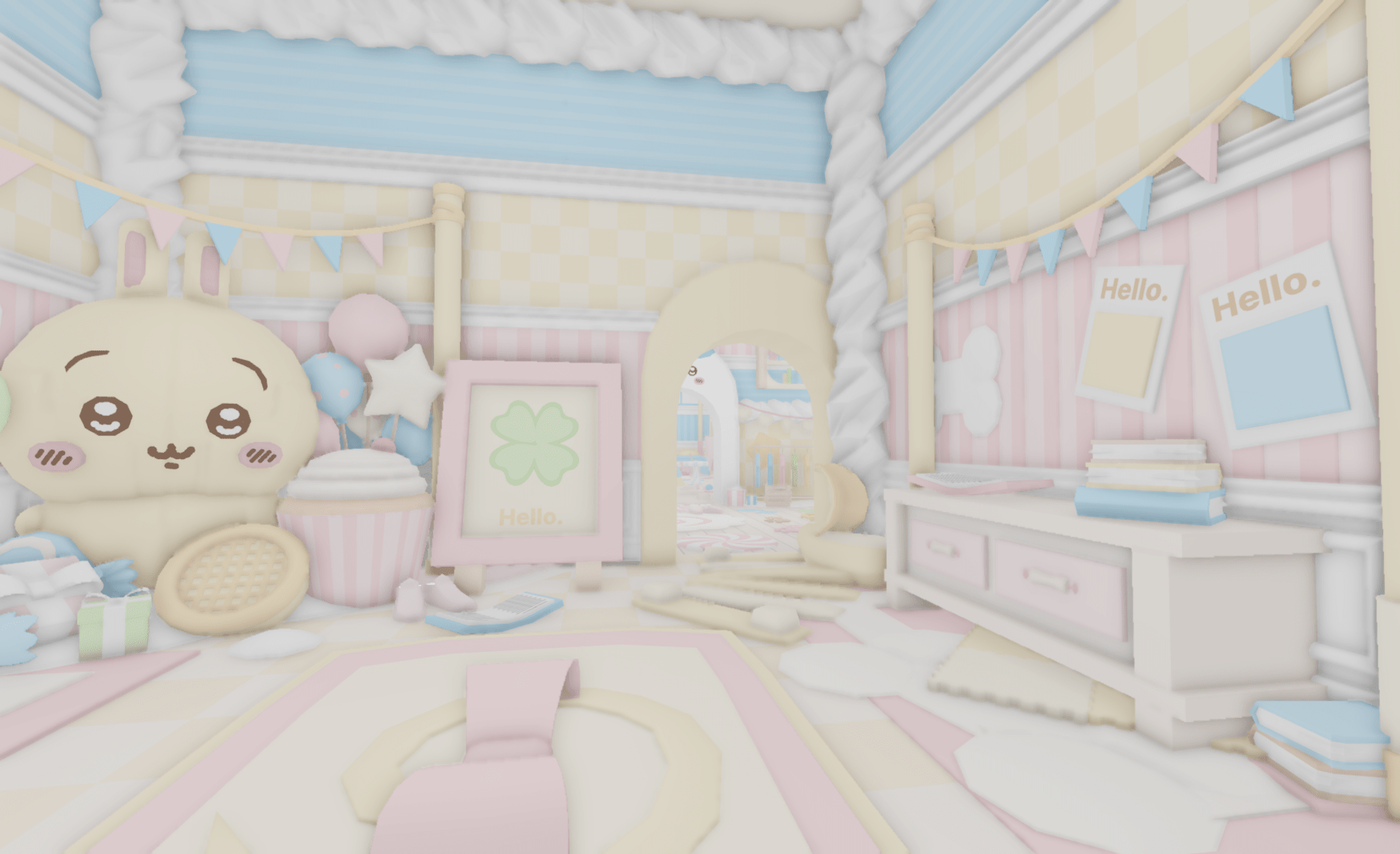 Blush Bunny House - Earthtog.com