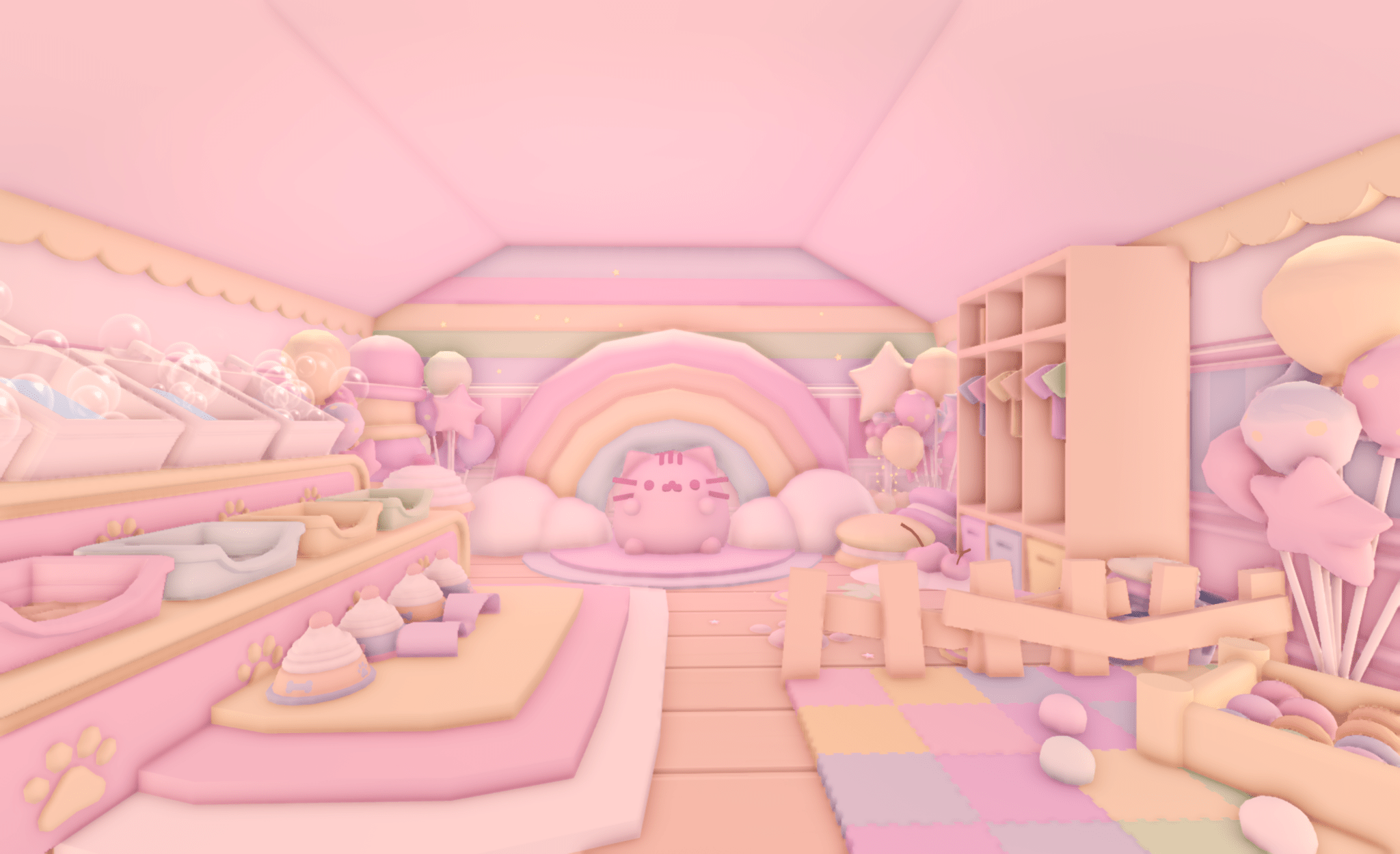 Chubby Kitty Rainbow House - Earthtog.com
