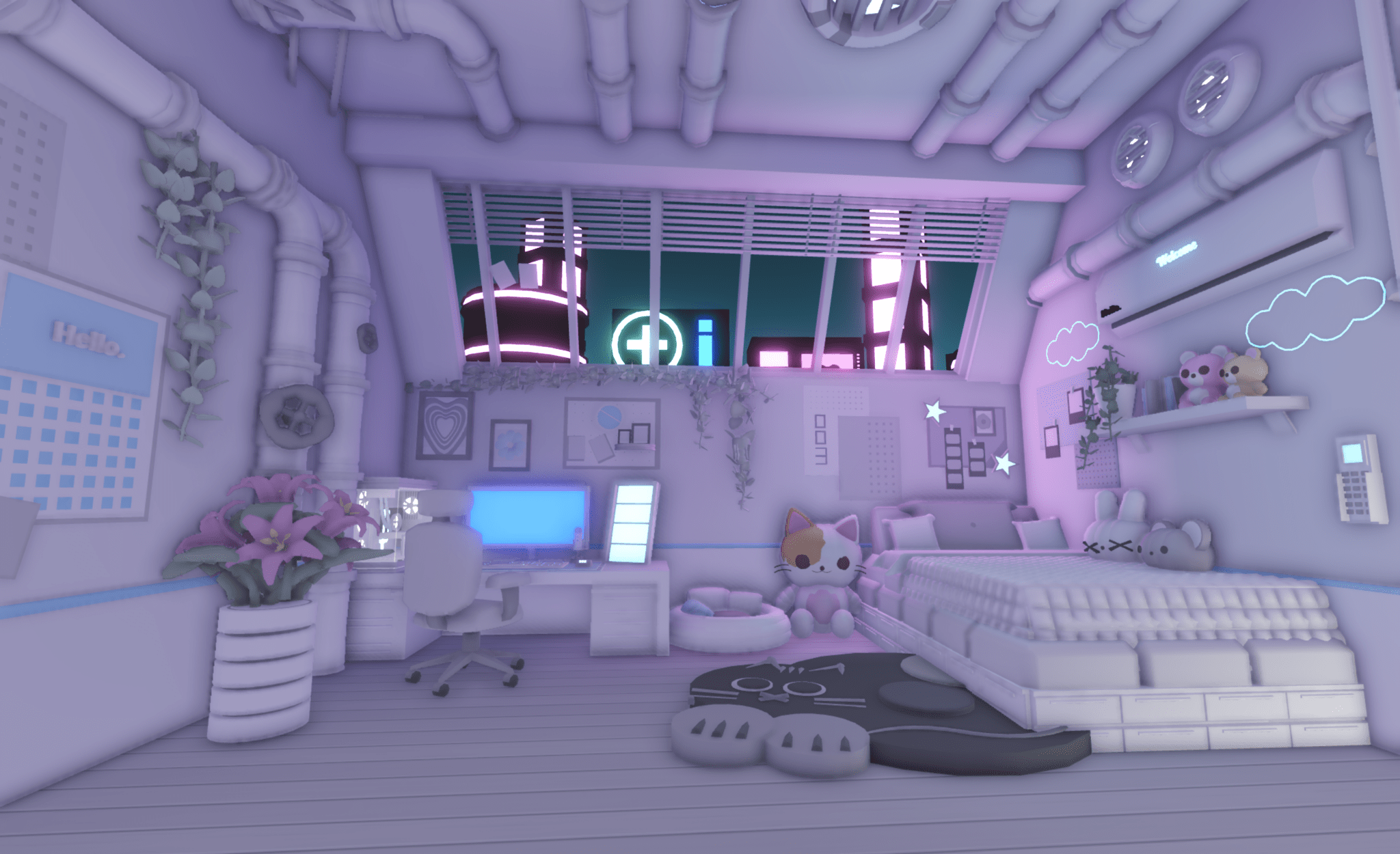Cyber Gamer Apartment House - Earthtog.com
