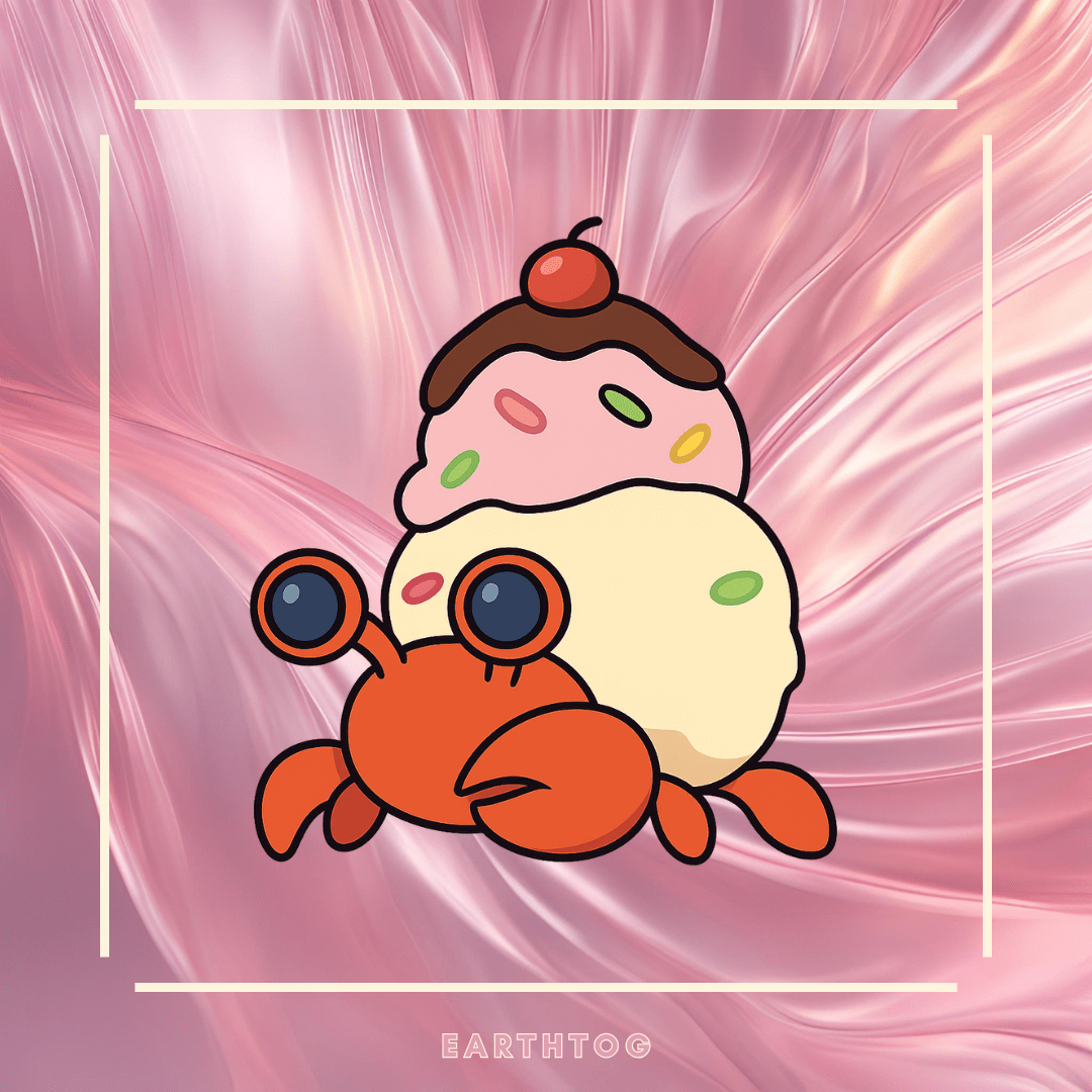 Ice Cream Hermit Crab - Earthtog.com