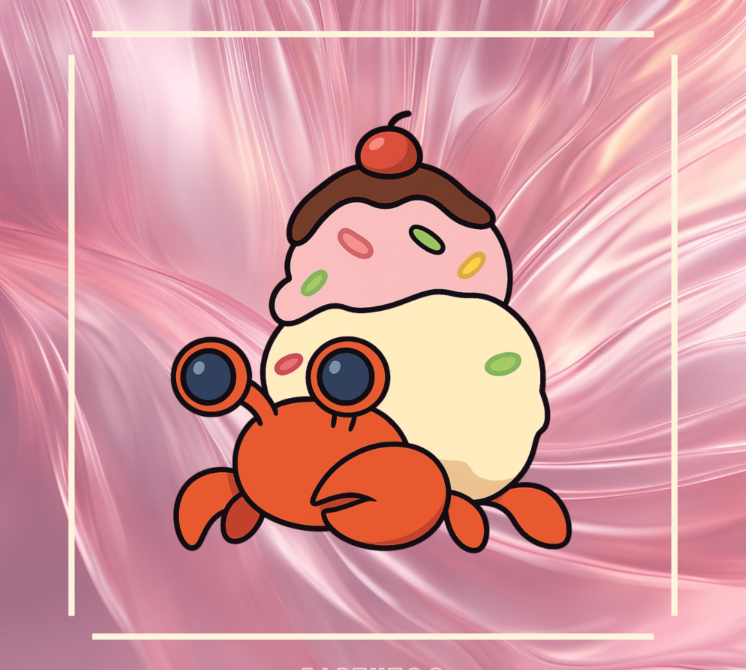 Ice Cream Hermit Crab - Earthtog.com