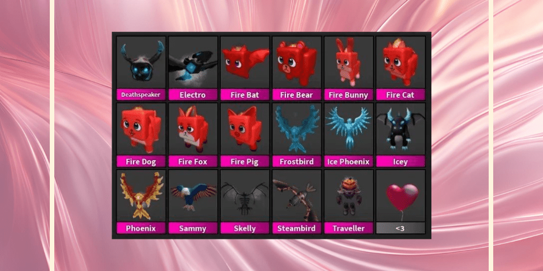 MM2 Pet Set - 18 Pets - Earthtog.com