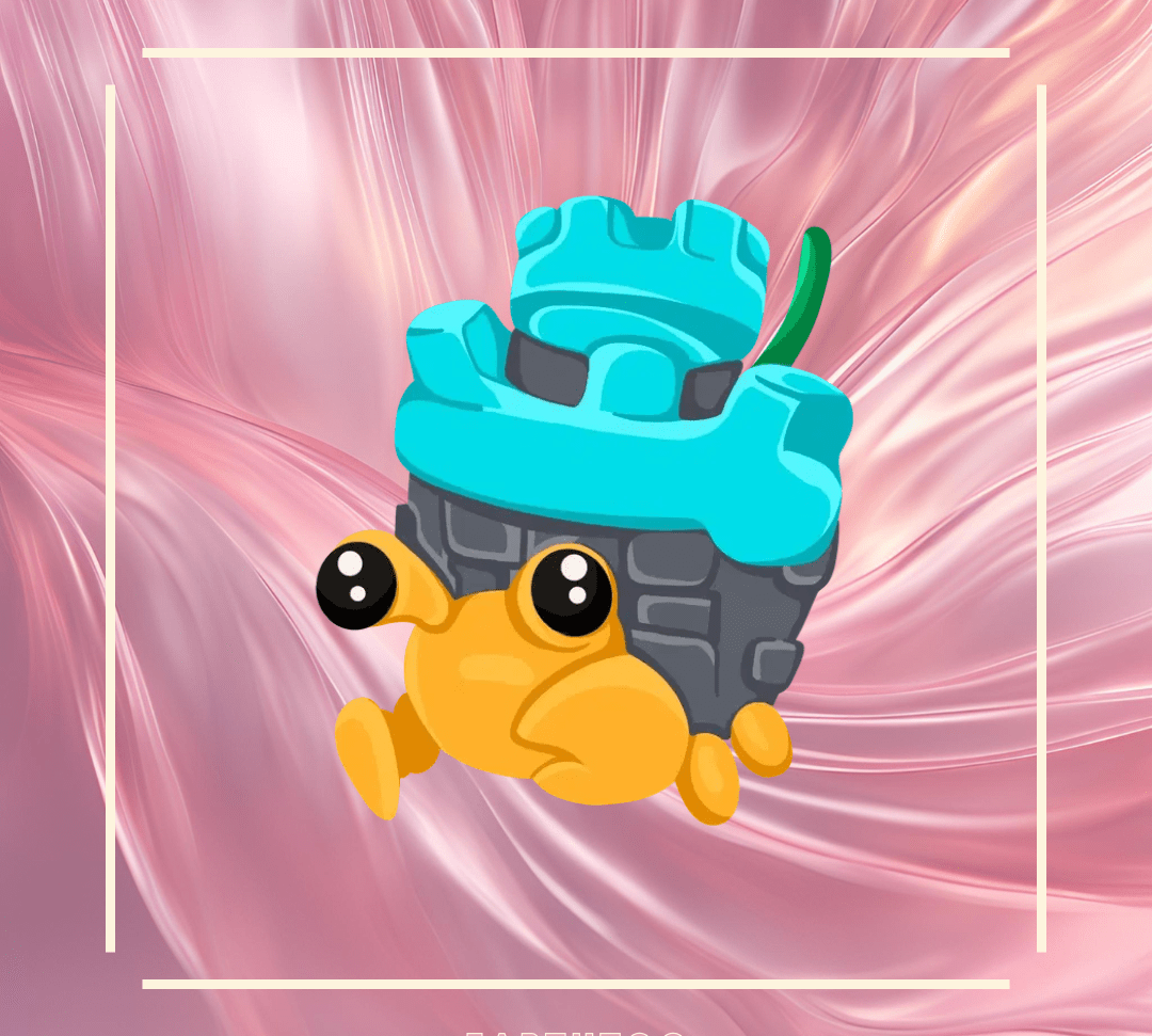 Neon Castle Hermit Crab - Earthtog.com