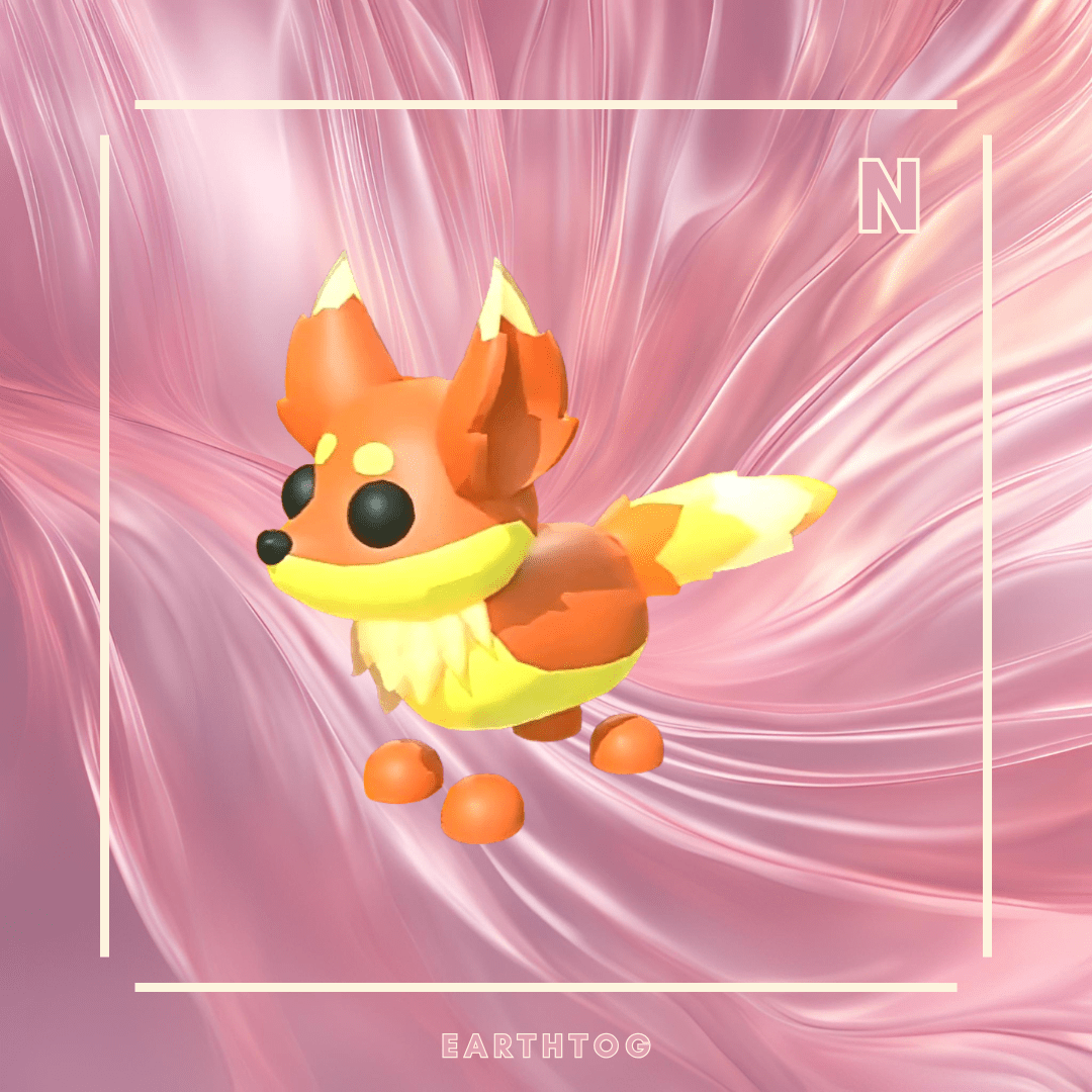 Neon Flaming Fox - Earthtog.com