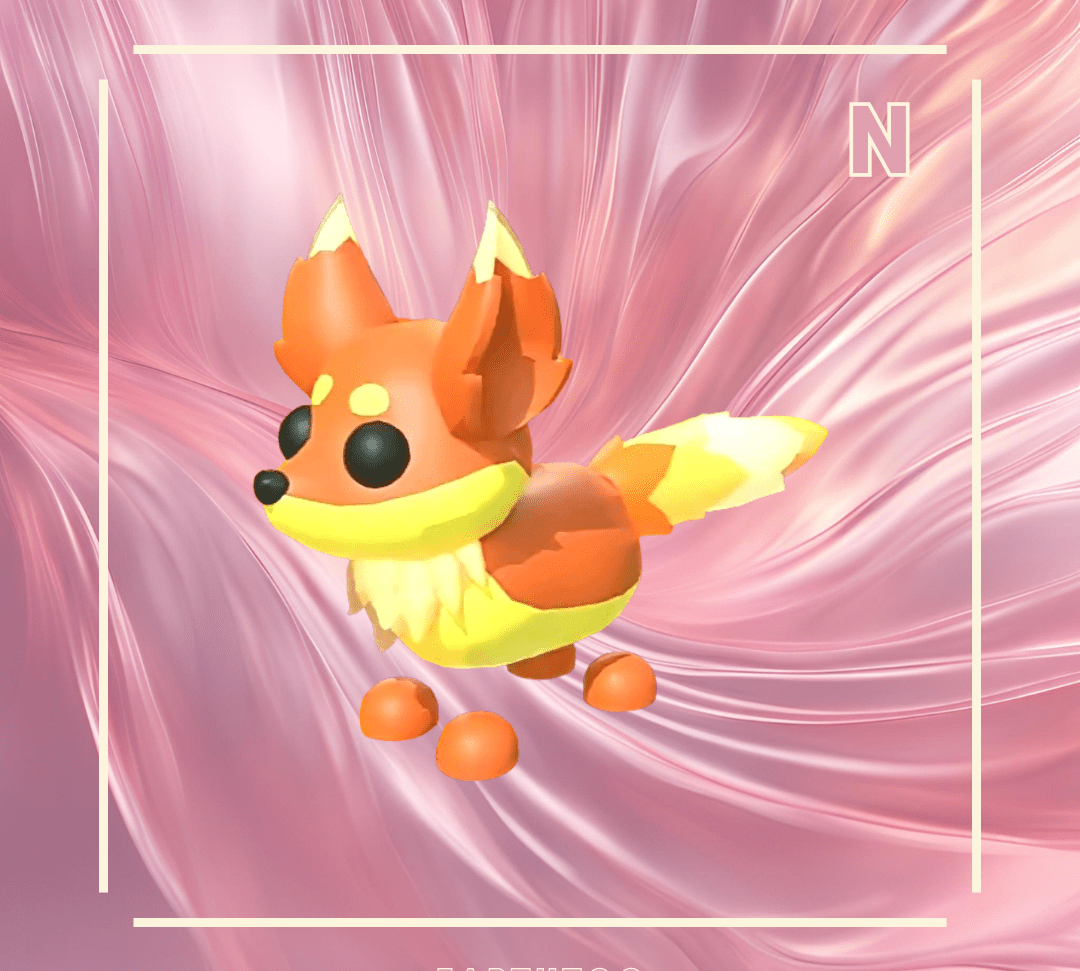 Neon Flaming Fox - Earthtog.com