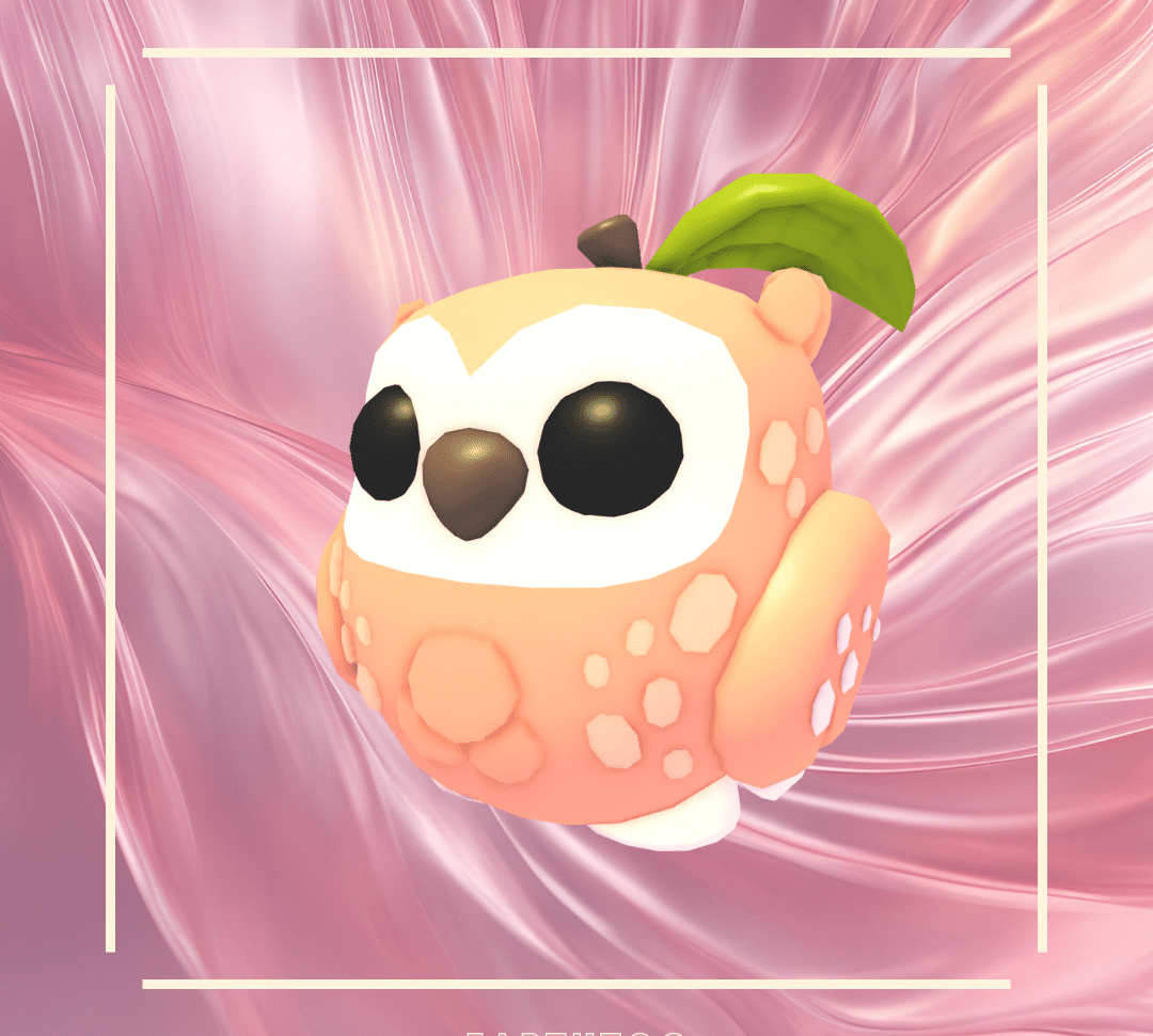 Neon Peach Owl - Earthtog.com