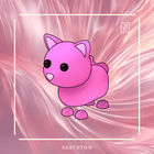 Neon Pink Cat