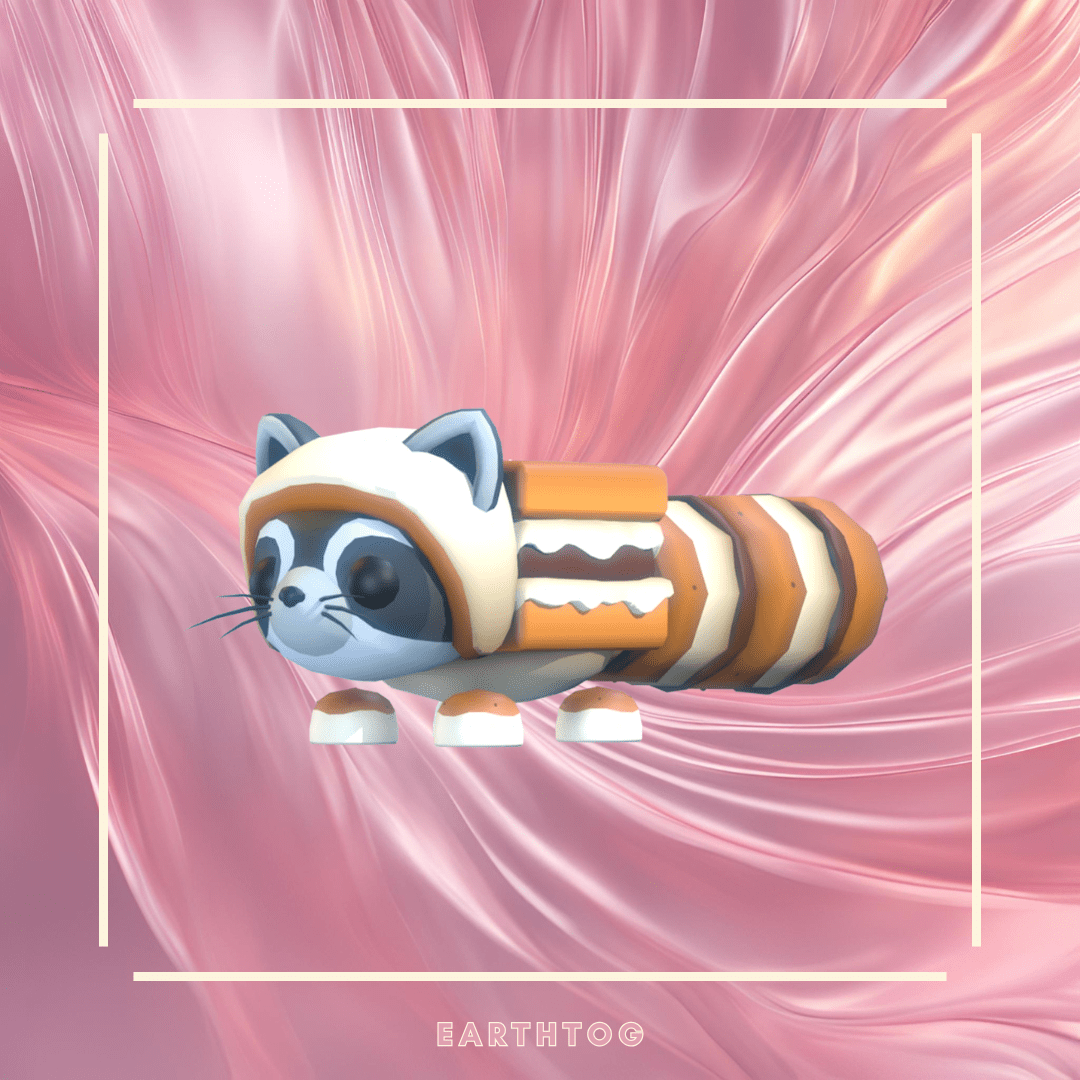 Neon S'mores Raccoon - Earthtog.com