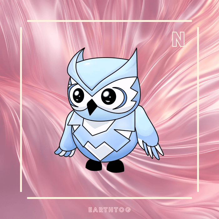 Neon Snow Owl
