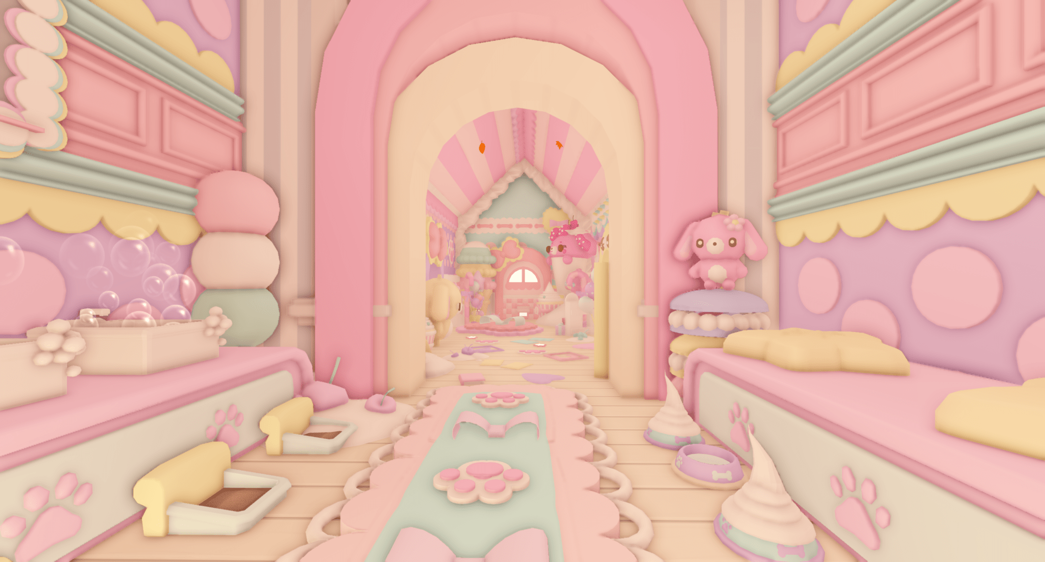 Pastel Puppy House - Earthtog.com