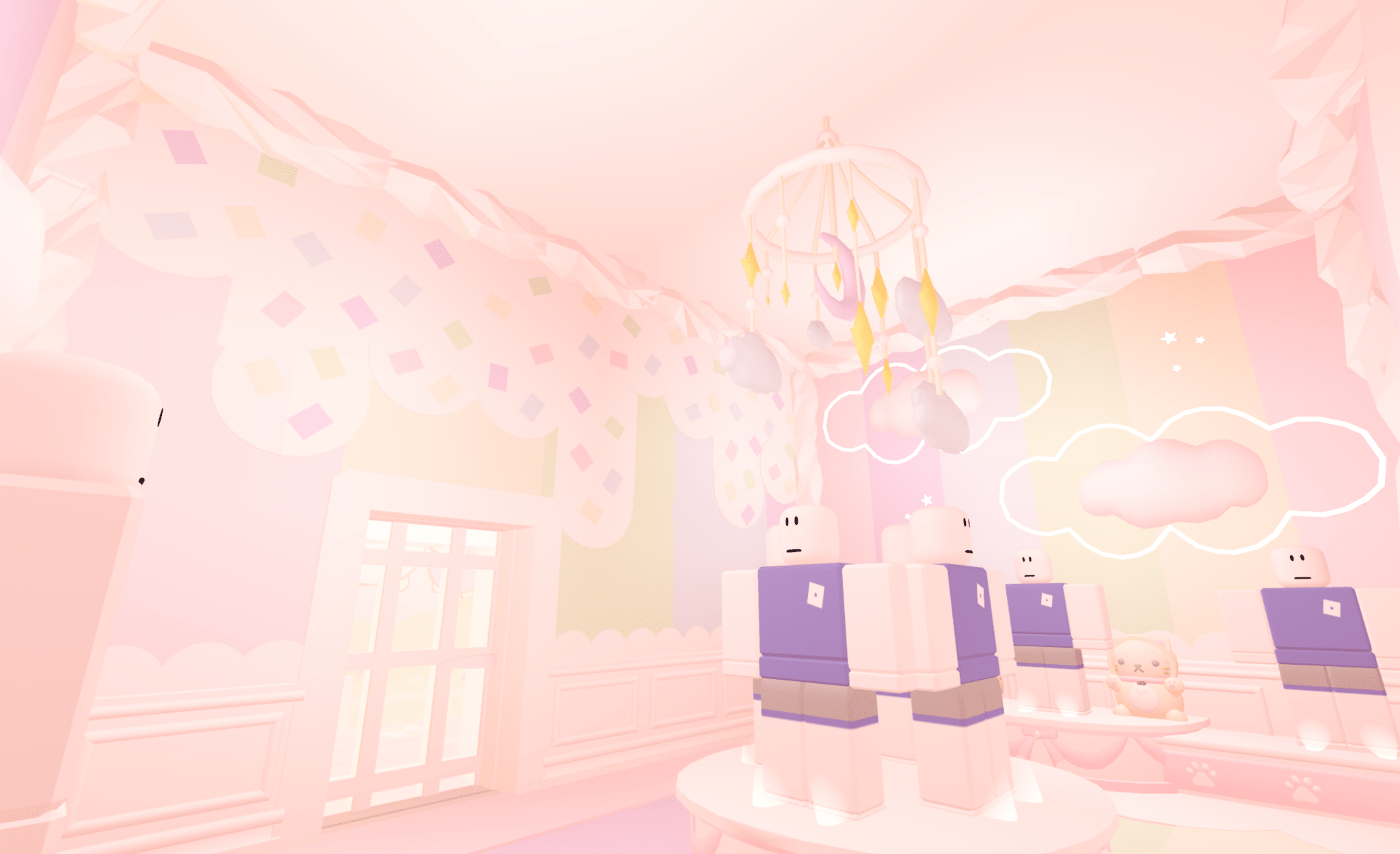 Pastel Rainbow House - Earthtog.com