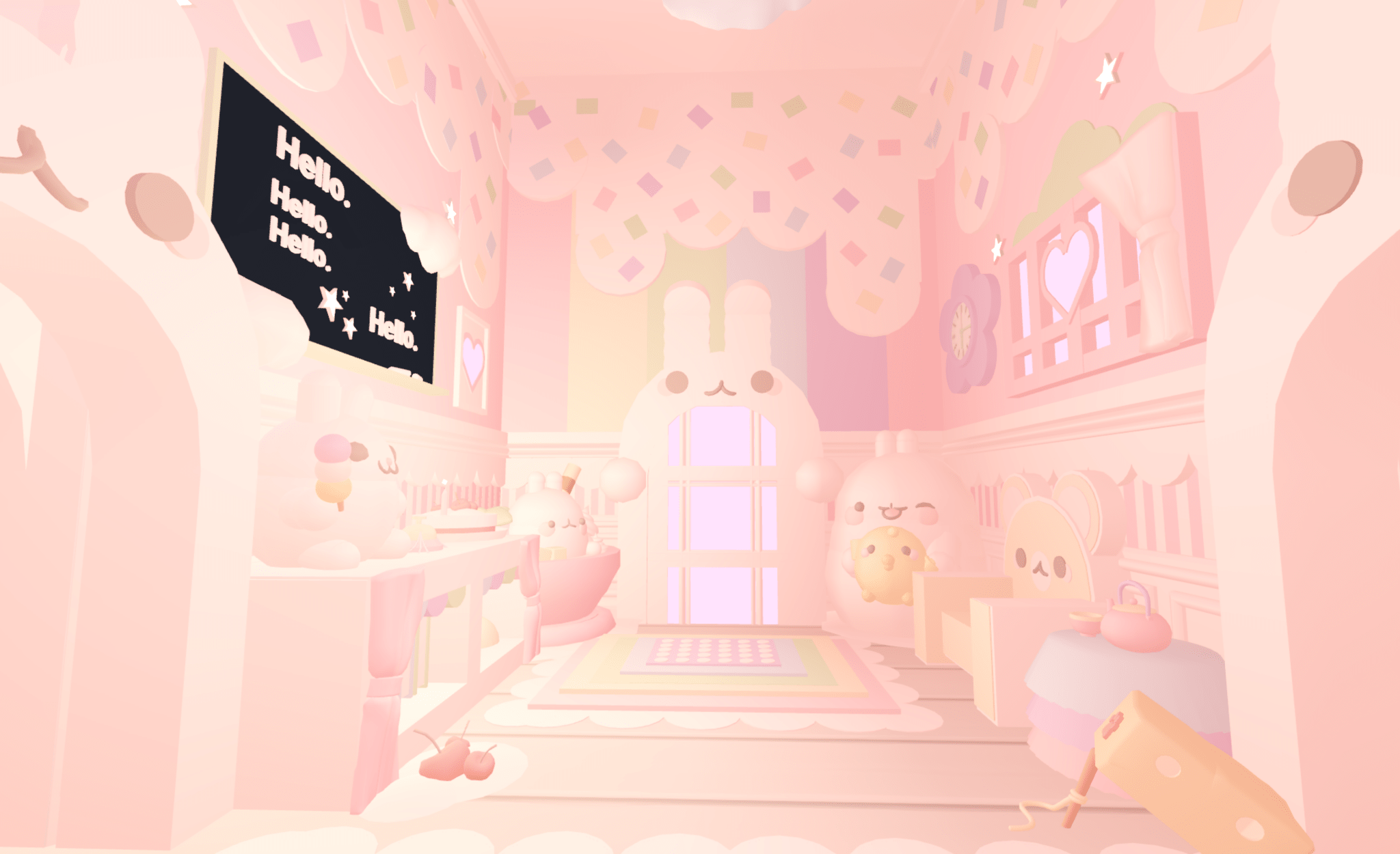 Pastel Rainbow House - Earthtog.com