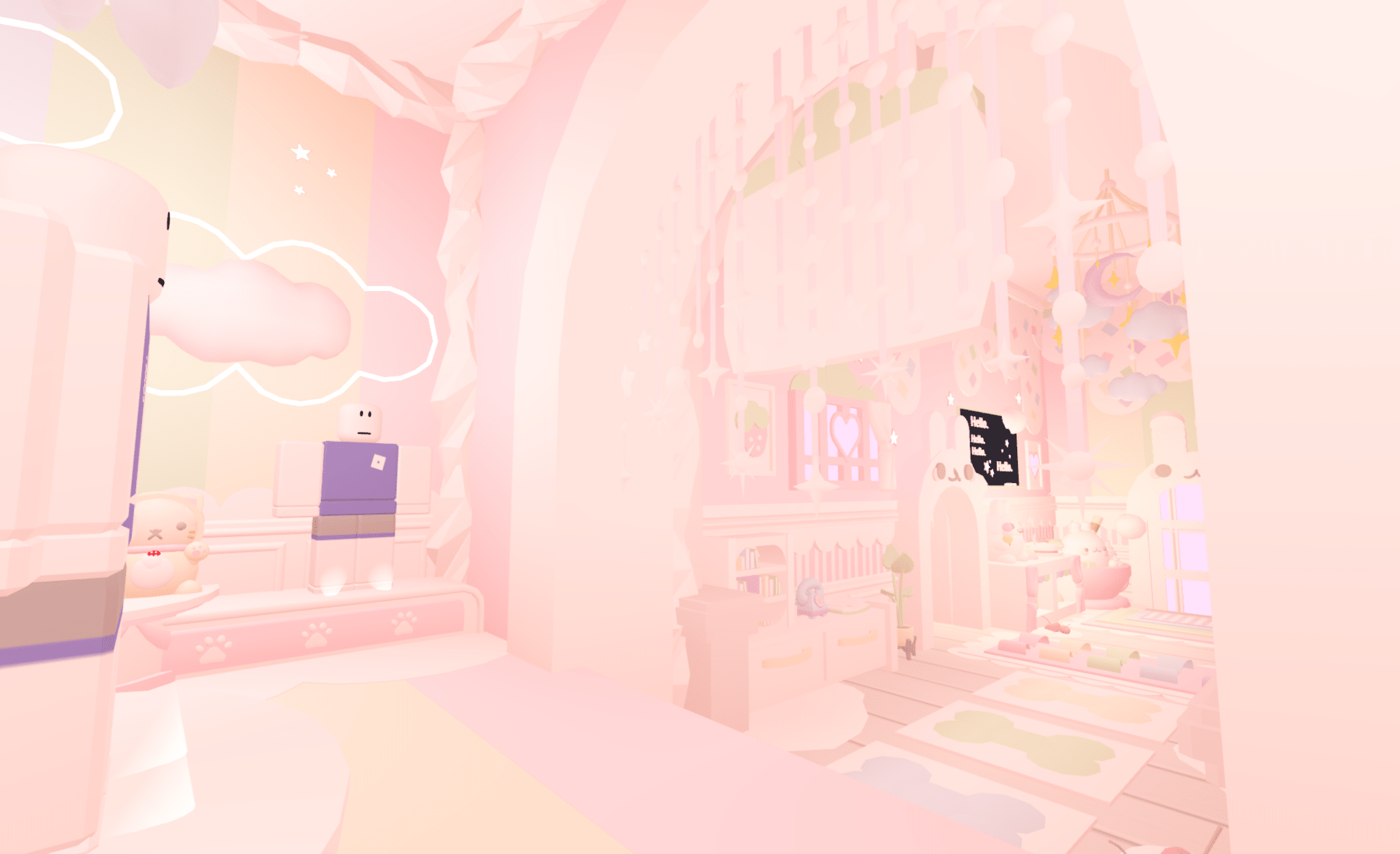 Pastel Rainbow House - Earthtog.com