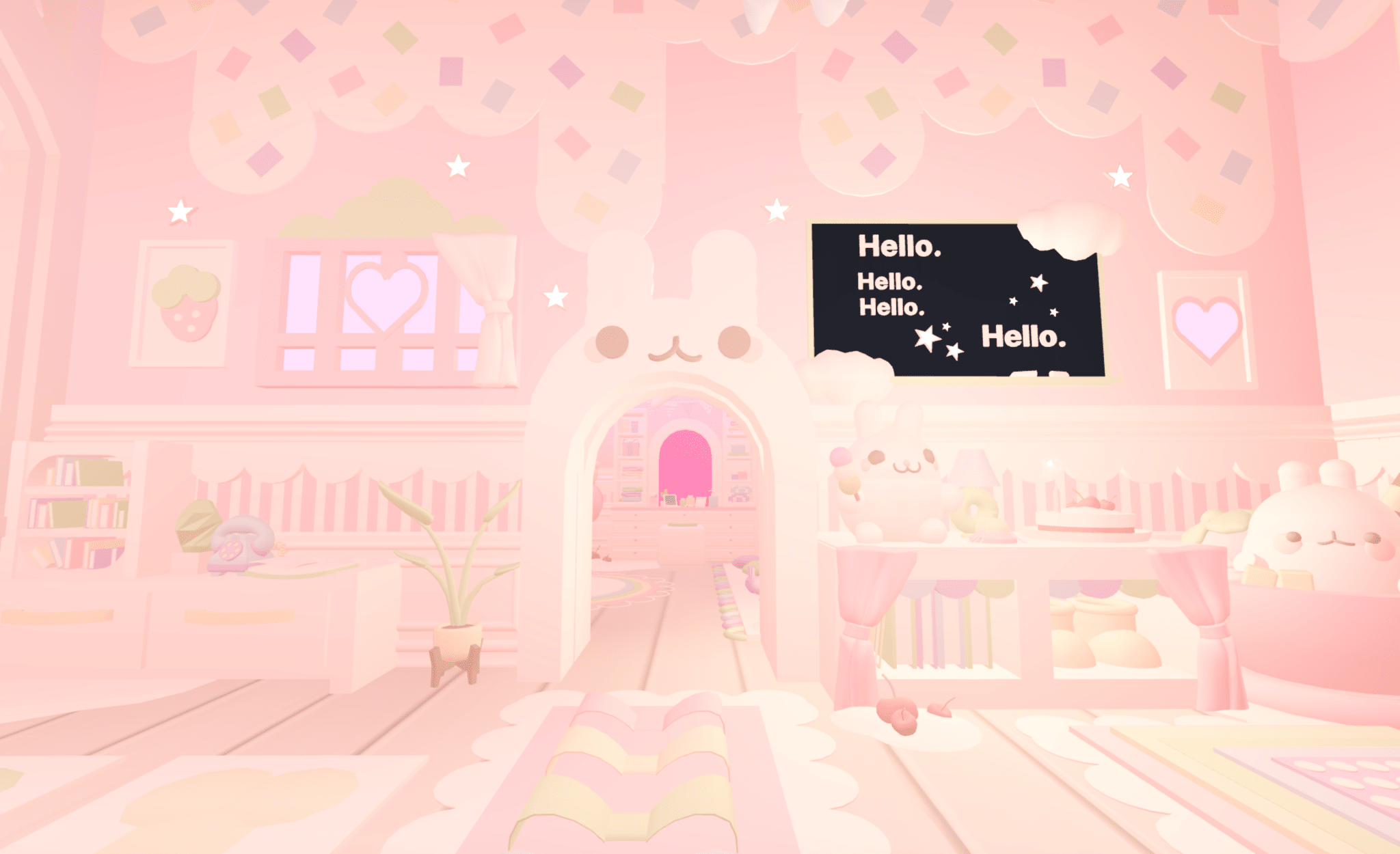 Pastel Rainbow House - Earthtog.com
