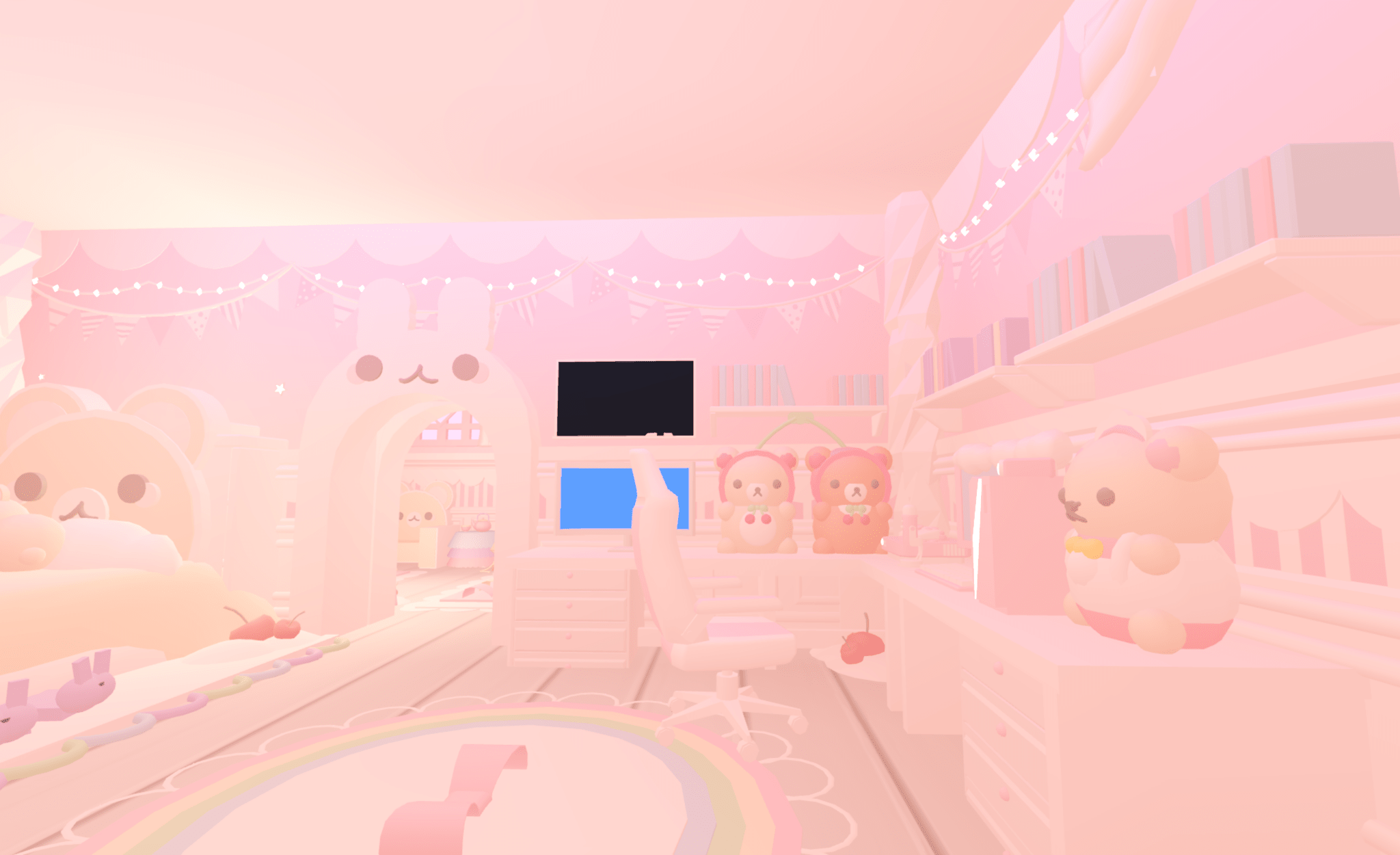 Pastel Rainbow House - Earthtog.com