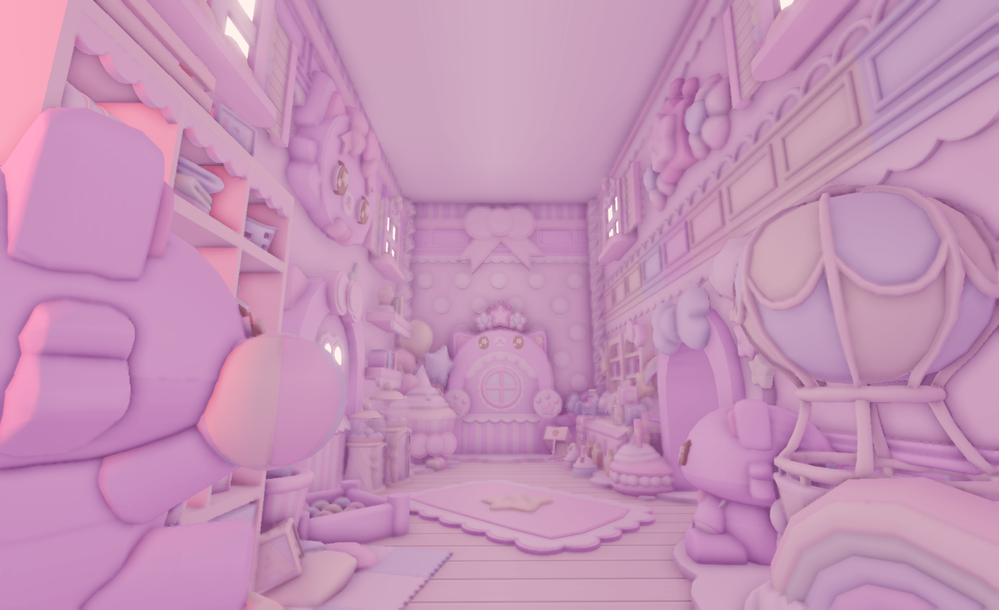 Pink Blush Kitty House - Earthtog.com