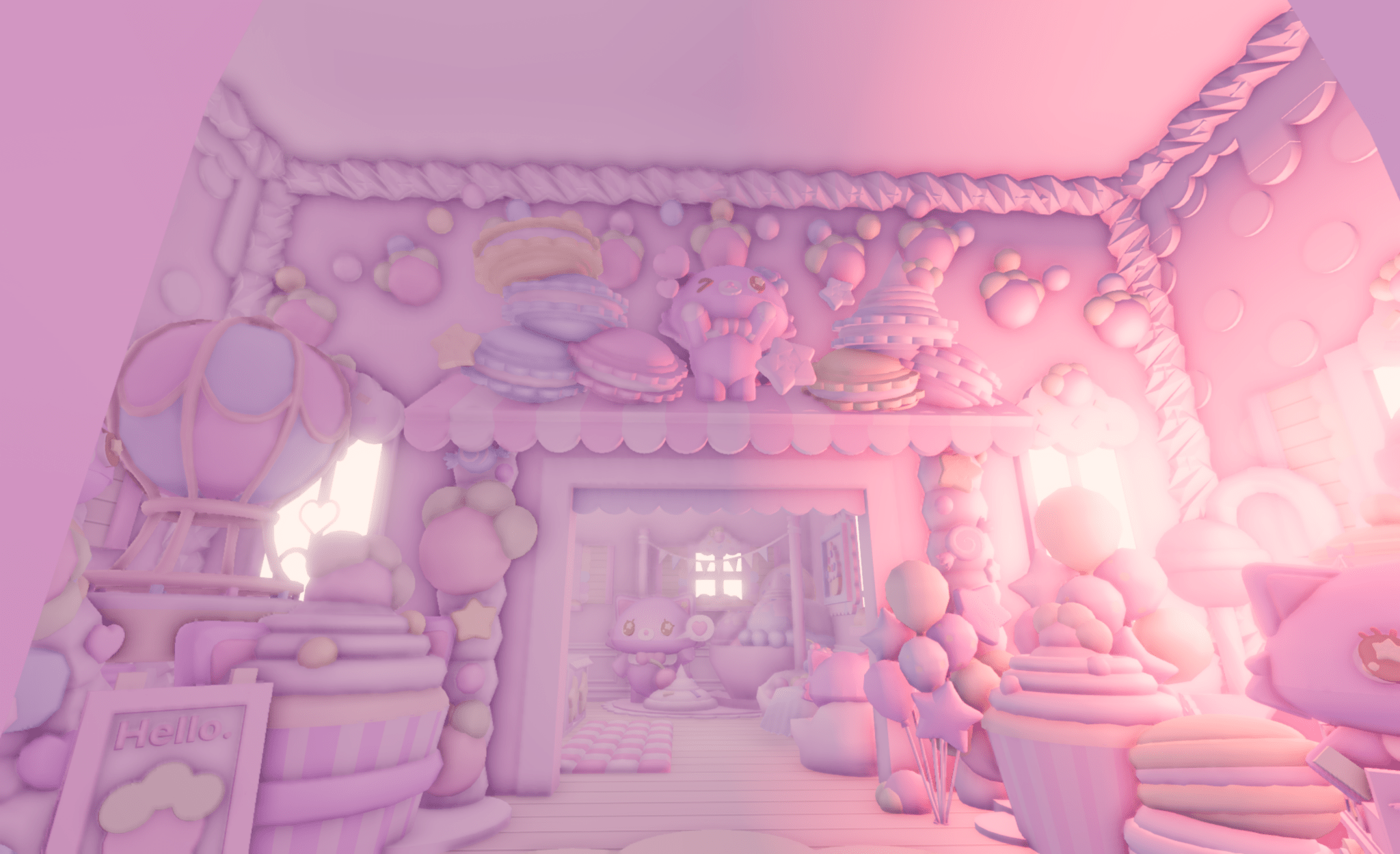 Pink Blush Kitty House - Earthtog.com