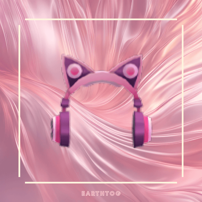 Pink Cat Ear Headphones