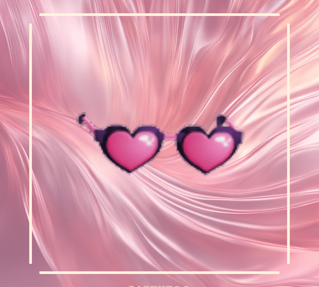 Pink Heart Glasses - Earthtog.com