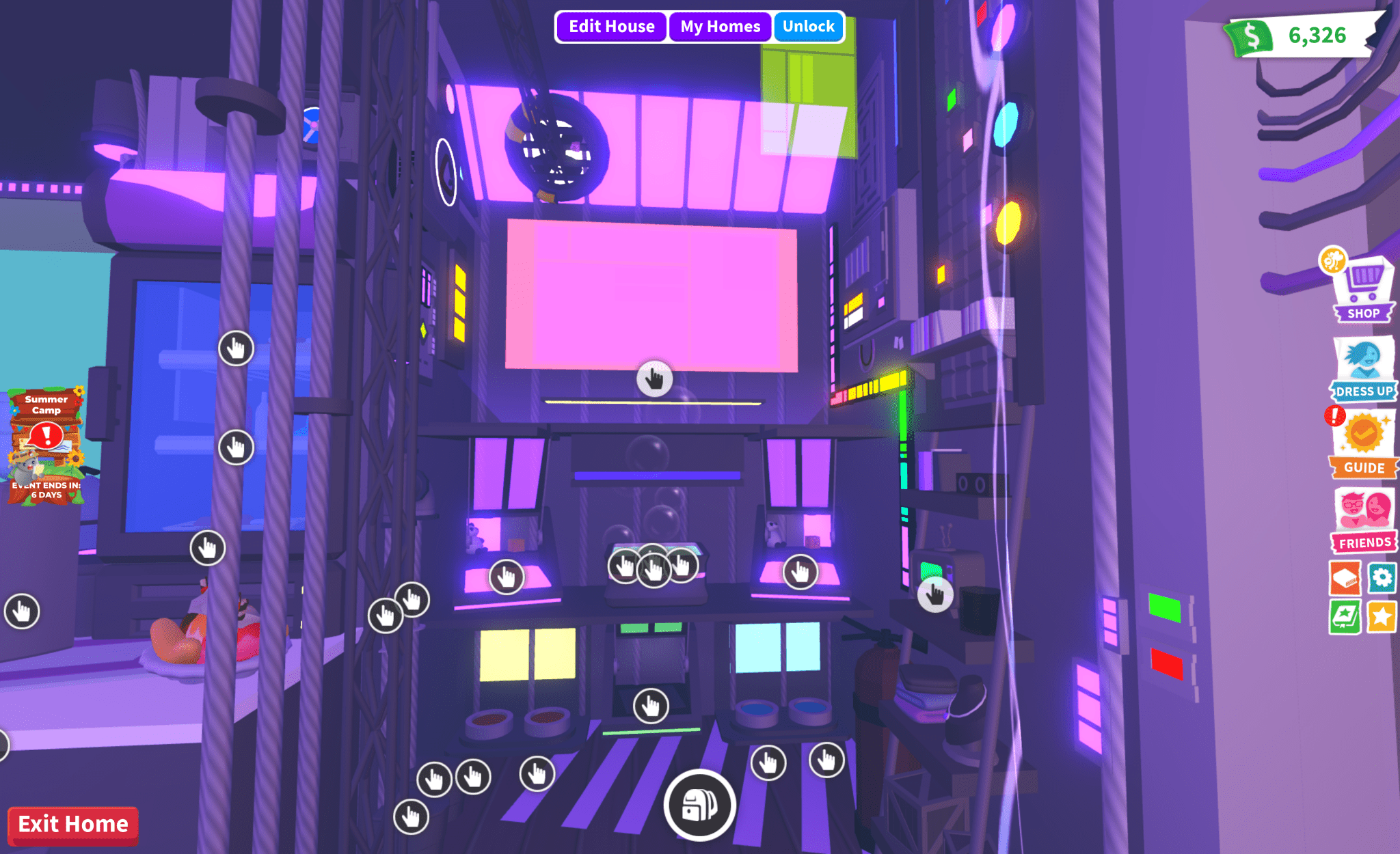 Purple Cyber House - Earthtog.com