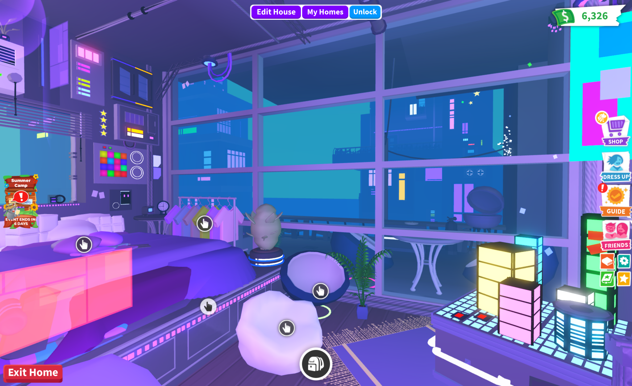 Purple Cyber House - Earthtog.com