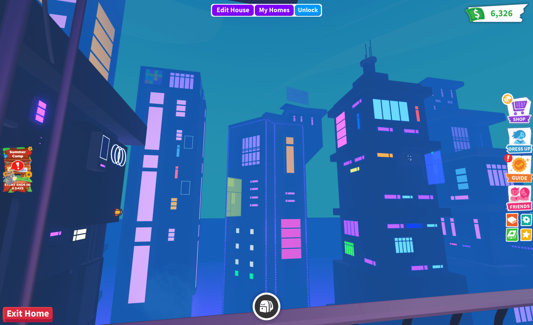 Purple Cyber House - Earthtog.com