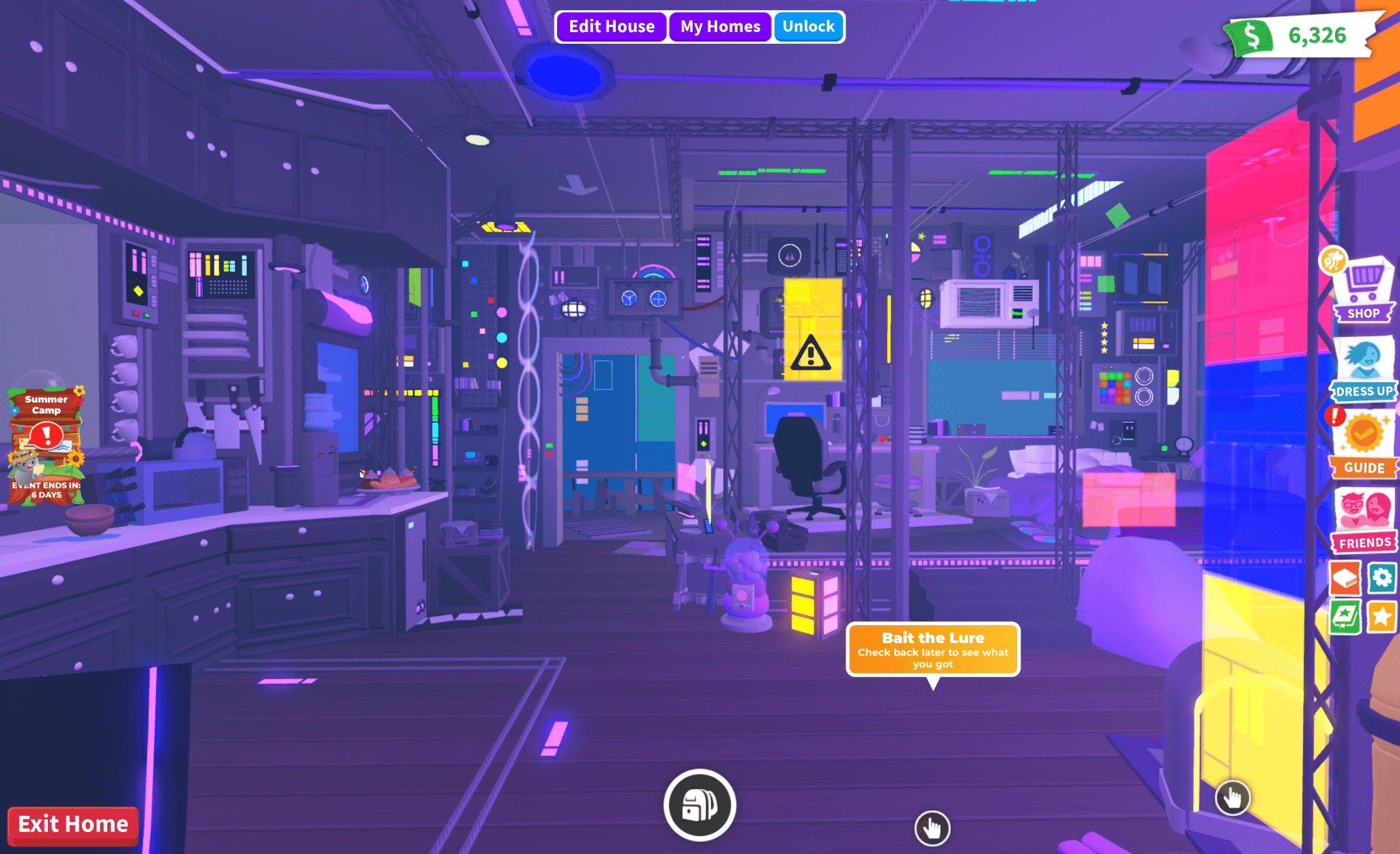 Purple Cyber House - Earthtog.com