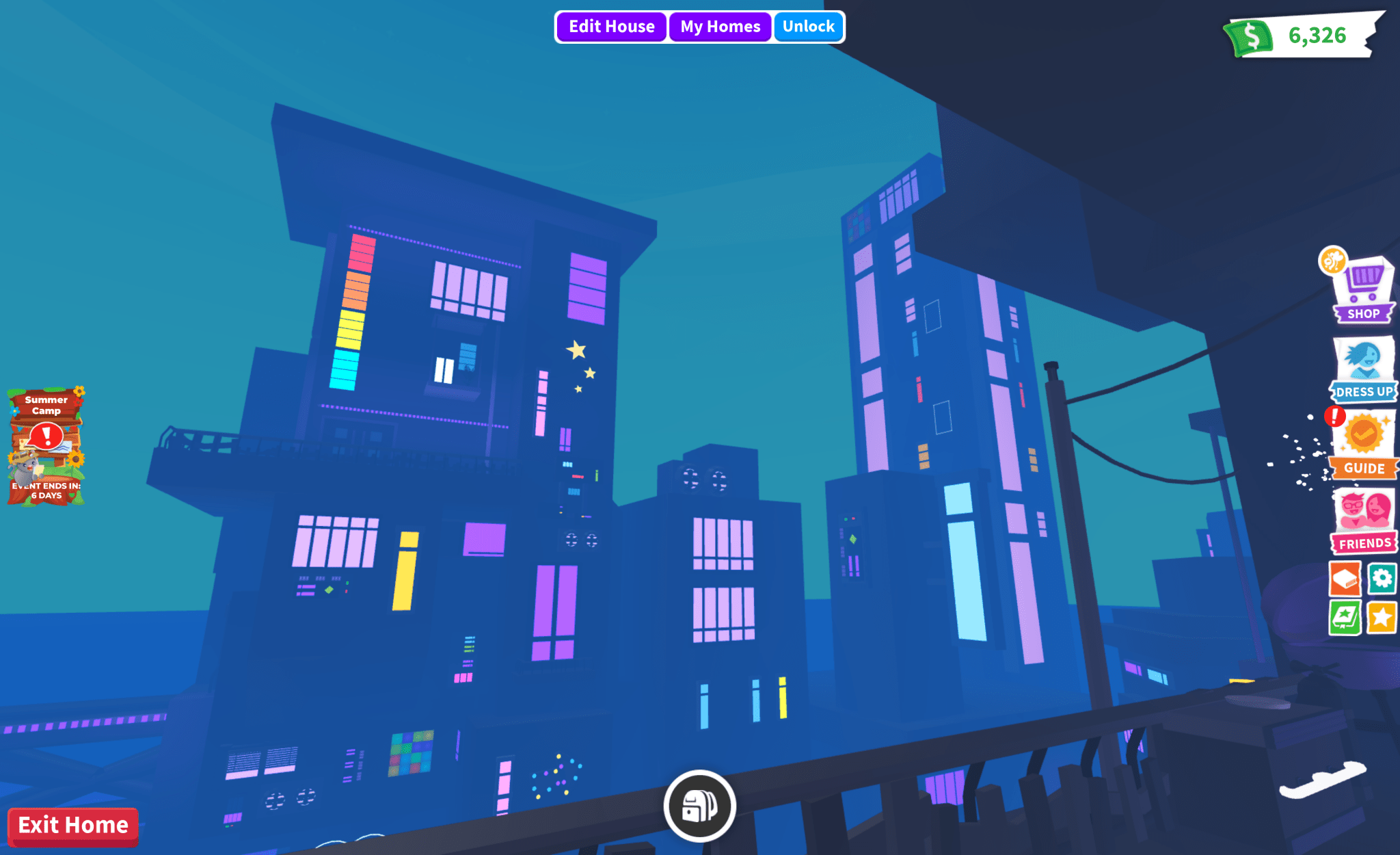 Purple Cyber House - Earthtog.com