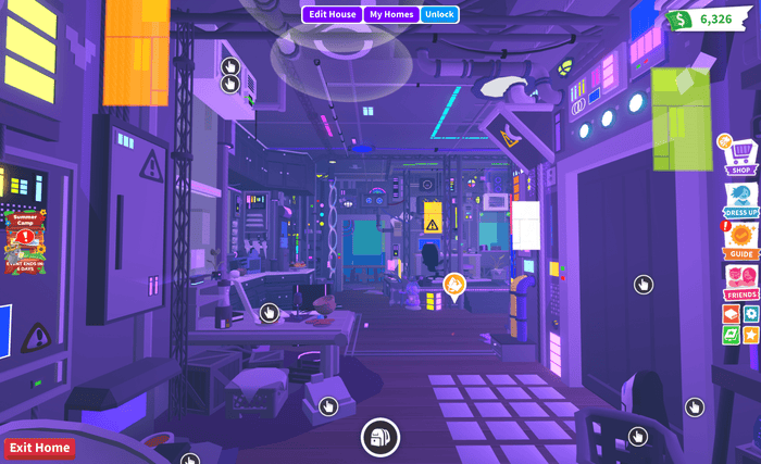 Purple Cyber House
