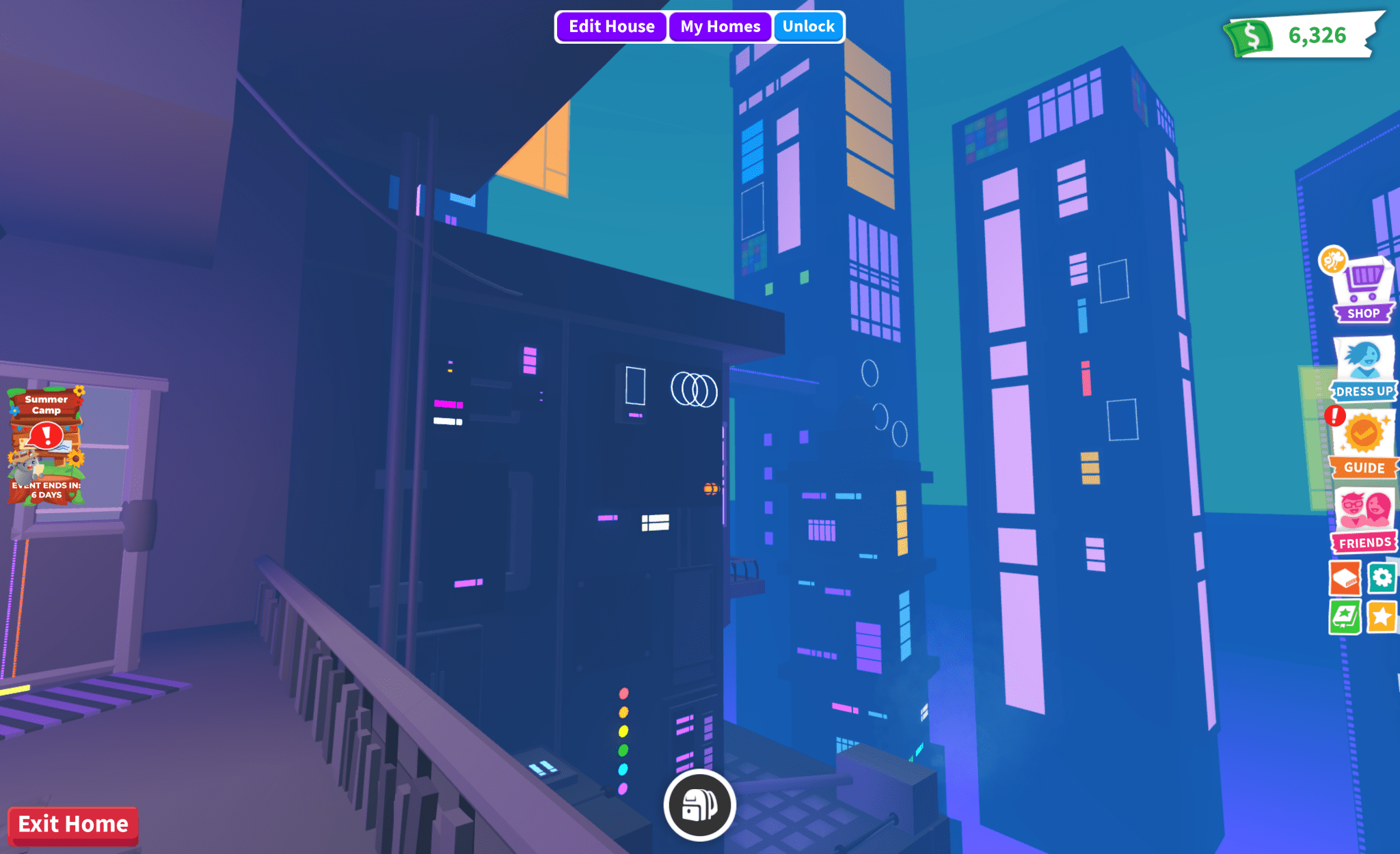 Purple Cyber House - Earthtog.com