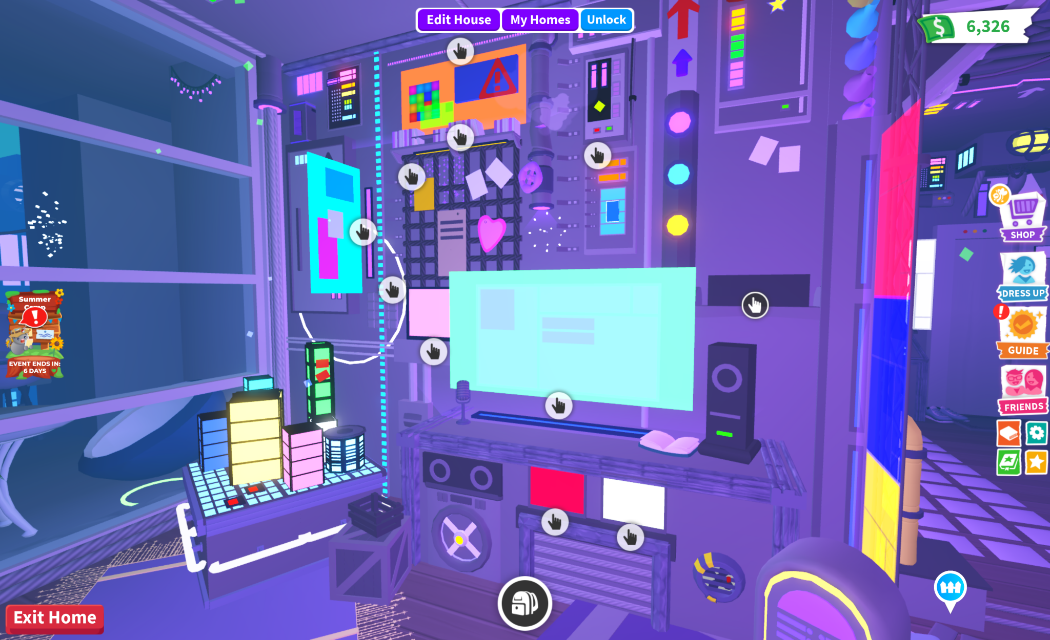 Purple Cyber House - Earthtog.com
