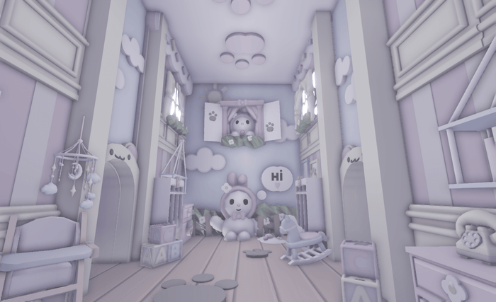 Rabbit Miffy Pastel House