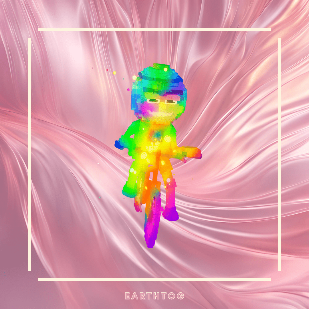 Rainbow Chicleteira Bicicleteira $35M/S - Earthtog.com