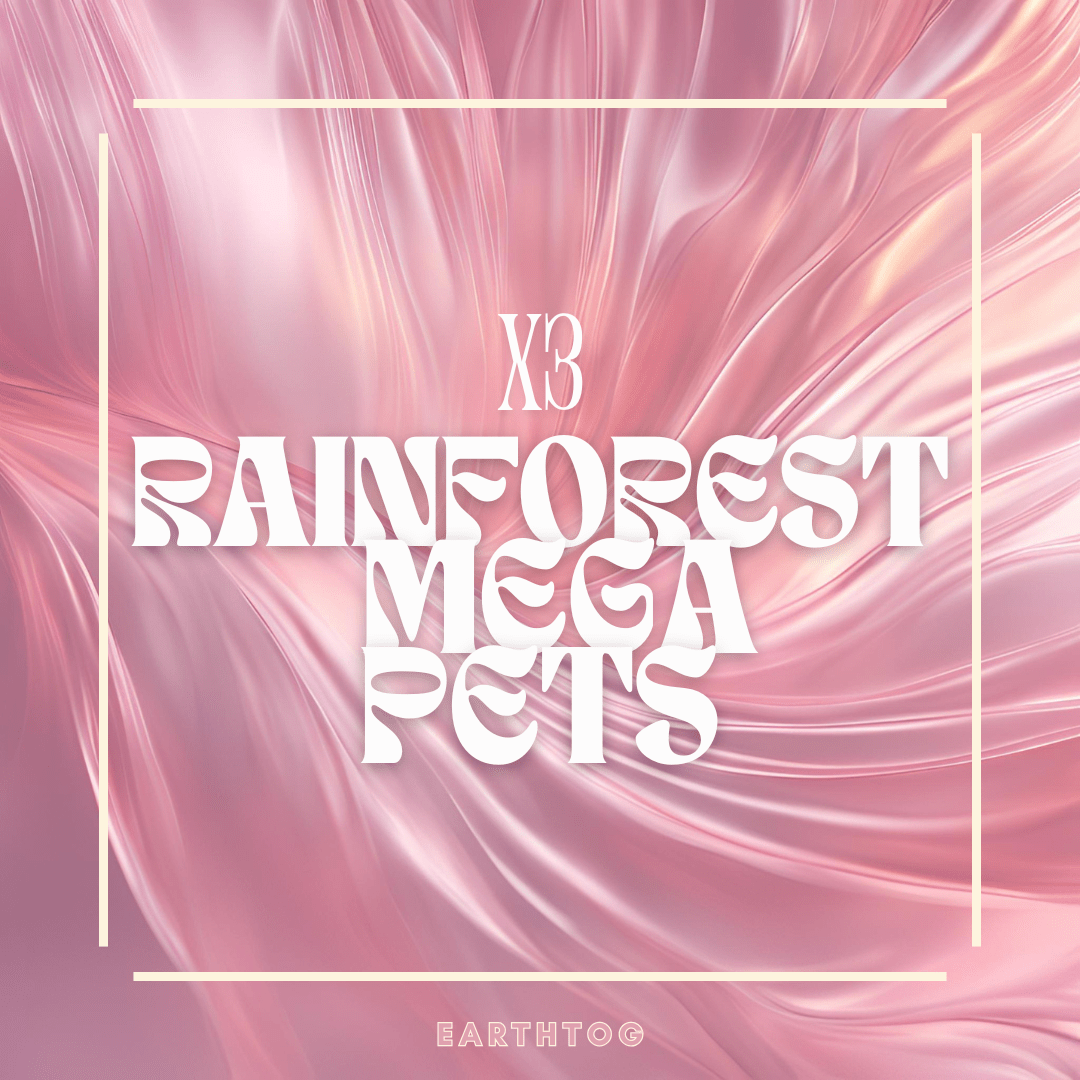 x3 Random Rainforest Mega Pets - Earthtog.com
