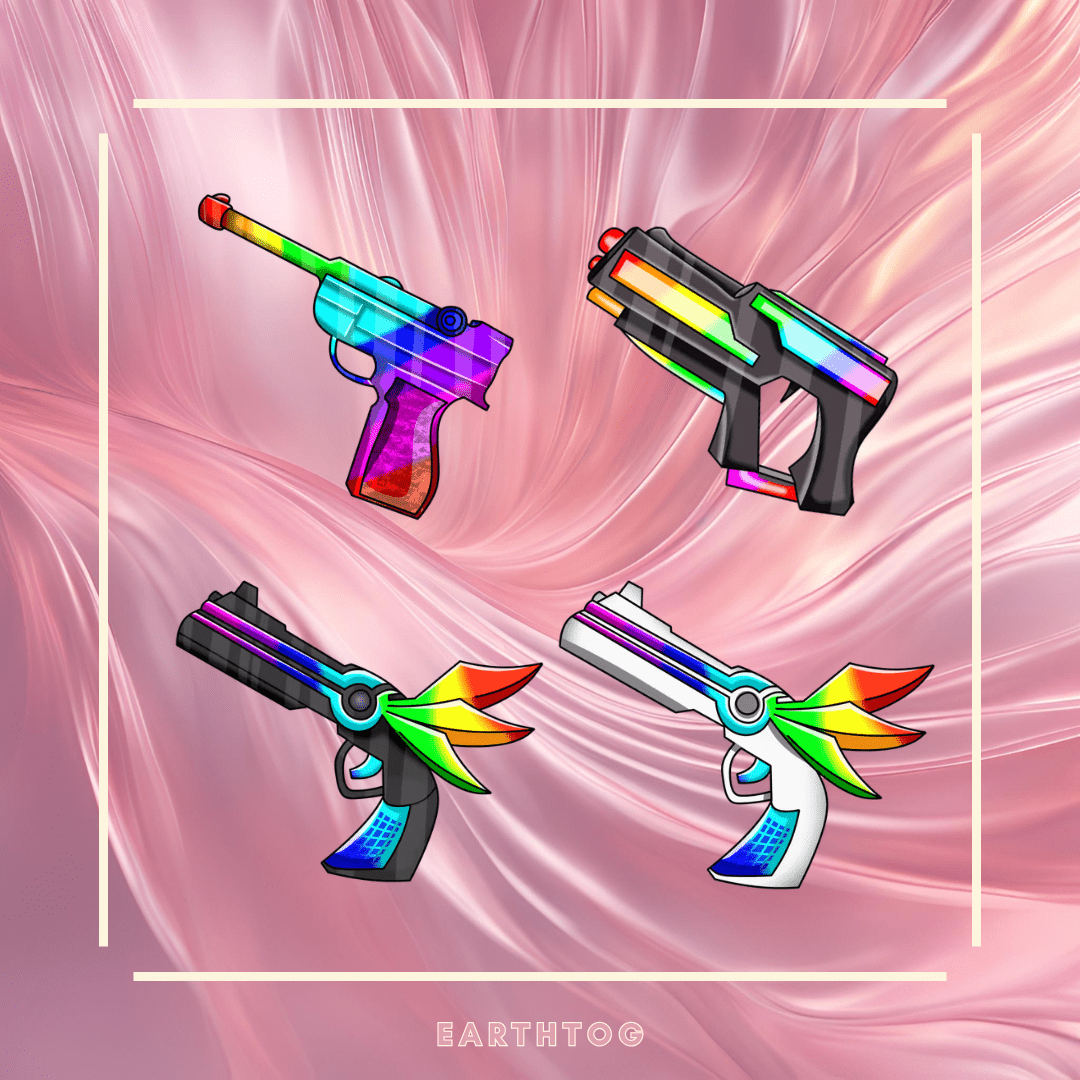 x4 Chroma MM2 Guns Bundle - Earthtog.com