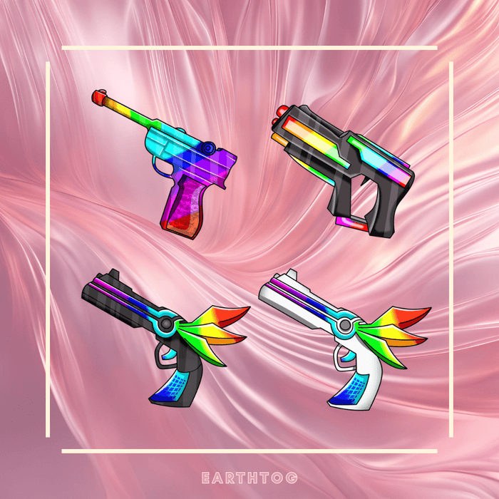 x4 Chroma MM2 Guns Bundle